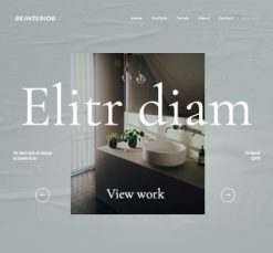 Mẫu giao diện website Nội thất (Interior 6)