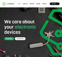 Mẫu giao diện website Dịch vụ CNTT (IT Service 3)