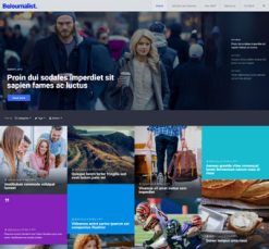 Mẫu giao diện website journalist