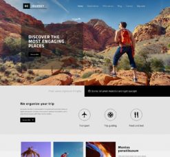 Mẫu giao diện website journey