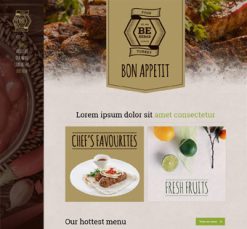 Mẫu giao diện website Bánh mì Kebab (Kebab)