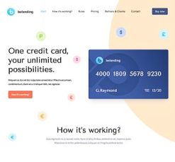 Mẫu giao diện website landing 2