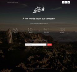 Mẫu giao diện website Thuyền (Launch)