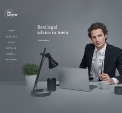 Mẫu giao diện website Luật sư (Lawyer 5)