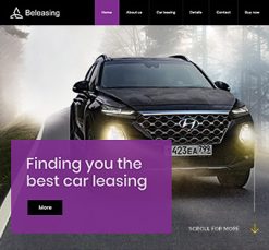Mẫu giao diện website leasing