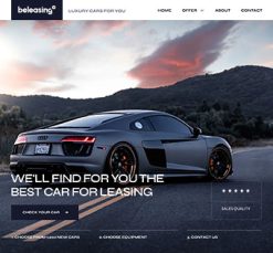 Mẫu giao diện website Cho thuê (Leasing 2)