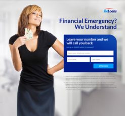 Mẫu giao diện website loans