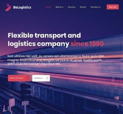 Mẫu giao diện website logistics 2