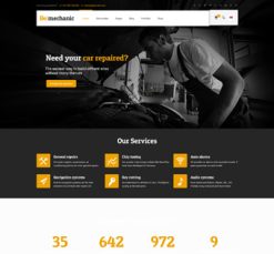 Mẫu giao diện website mechanic