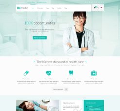 Mẫu giao diện website Y tế (Medic)