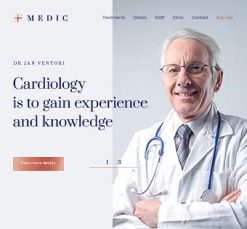 Mẫu giao diện website Y tế (Medic 3)