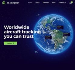 Mẫu giao diện website navigation