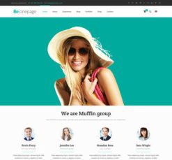 Mẫu giao diện website one page