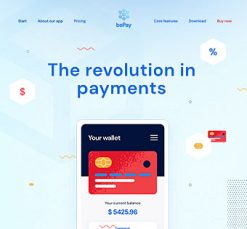 Mẫu giao diện website Trả (Pay 2)