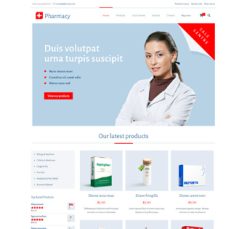 Mẫu giao diện website pharmacy