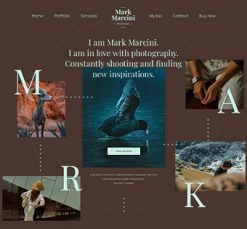 Mẫu giao diện website photography 3