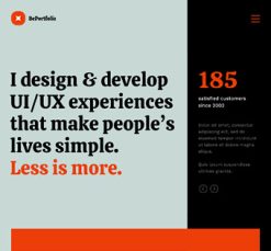 Mẫu giao diện website Danh mục đầu tư (Portfolio 2)