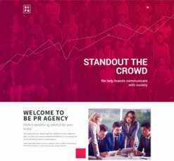 Mẫu giao diện website công ty