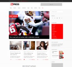 Mẫu giao diện website press