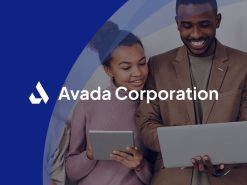 Mẫu giao diện website Avada Corporation