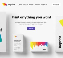 Mẫu giao diện website In (Print 3)