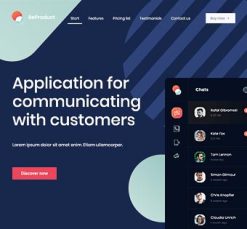 Mẫu giao diện website Sản phẩm (Product 4)
