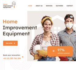 Mẫu giao diện website renovate 5