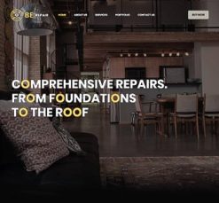 Mẫu giao diện website repair 2