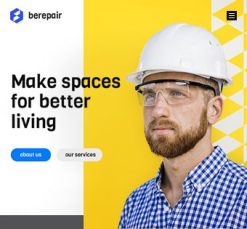 Mẫu giao diện website repair 3