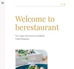 Mẫu giao diện website Nhà hàng (Restaurant 3)