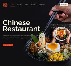 Mẫu giao diện website Nhà hàng (Restaurant 7)