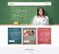 Mẫu giao diện website school