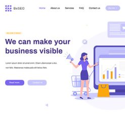 Mẫu giao diện website SEO (SEO 3)