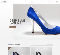 Mẫu giao diện website shoes