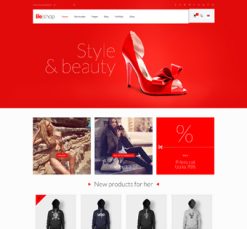 Mẫu giao diện website shop