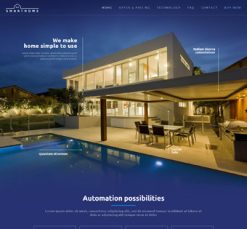 Mẫu giao diện website Nhà thông minh (Smarthome)
