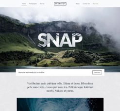Mẫu giao diện website snapshot