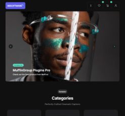 Mẫu giao diện website Phần mềm (Software 2)