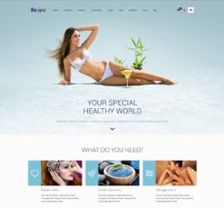 Mẫu giao diện website spa