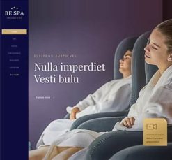 Mẫu giao diện website spa 2