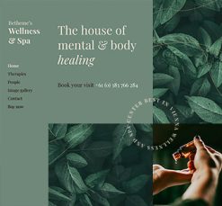 Mẫu giao diện website spa 6