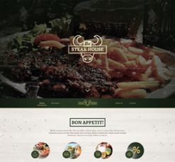 Mẫu giao diện website Thịt Bít-tết (Steak)