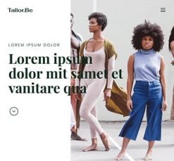 Mẫu giao diện website Thợ may (Tailor 2)