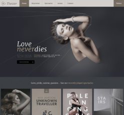 Mẫu giao diện website theater