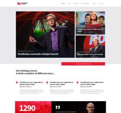 Mẫu giao diện website Đào tạo (Training)