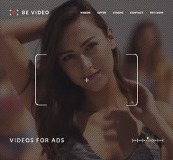 Mẫu giao diện website video 3