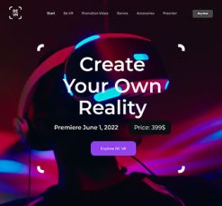 Mẫu giao diện website công nghệ