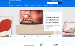 Mẫu giao diện website bán hàng điện tử