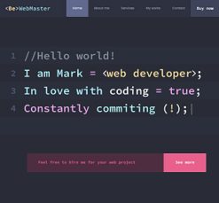 Mẫu giao diện website WebMaster (Webmaster 2)