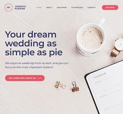 Mẫu giao diện website wedding planner